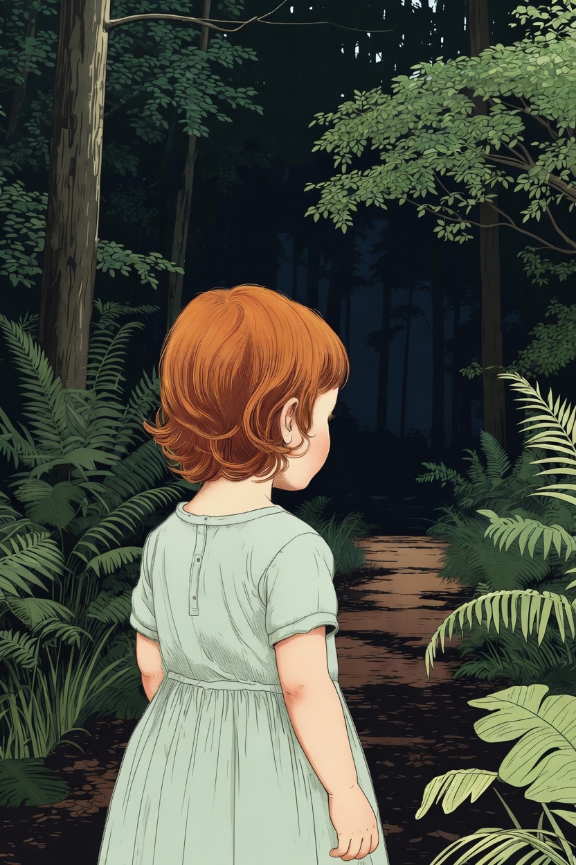 Eines Tages stand sie da, im großen Wald und ihr war kalt das Mädchen mit den roten haaren und wusste nicht wo ihre Eltern waren noch wusste sie, woher sie war und auch der Weg nach haus war nicht mehr da Doch rastlos und geschwind war dieses Kind, ruhelos doch ohne Ziel, wie der unsichtbare Wind Und so unsichtbar wollte auch sie sein und fragte sich, denn sie war klein, ob der Wind sich auch so fühlt, wenn die ganze Welt abkühlt Wenn die Sonne geht und er noch weht, denn oft hört man nachts sein Weinen. Vielleicht, so dachte sie, fühlt er sich auch so einsam und so ganz allein. Mit knurrendem und leeren Bauch, und der Regen, den er trägt, der sich auf ihre Wangen legt, seine Art zu sagen, dass er traurig war. Weil er weder von noch wohin wusste, sondern nur, dass er stets weiter musste. und dies war auch Manouk jetzt klar, dass sie hier nicht bleiben konnte, sondern schleunigst weiter sollte.